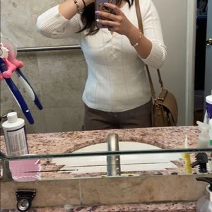 white button shirt